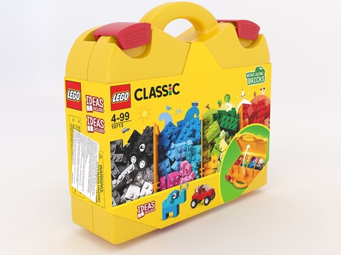  乐高经典创意行李箱套装3d模型 