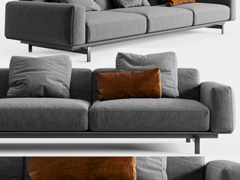  Lema庭院沙发3d模型 