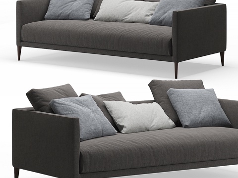  Bonaldo珊瑚沙发3d模型 