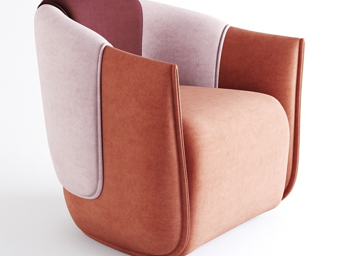  约翰森 Norma 单人椅3d模型 