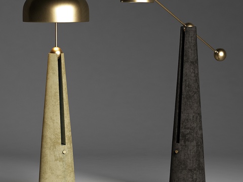  装置节拍器台灯3d模型 