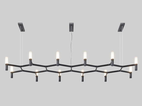  现代简约吊灯 吊灯 简约吊灯 餐厅吊灯 灯3d模型 