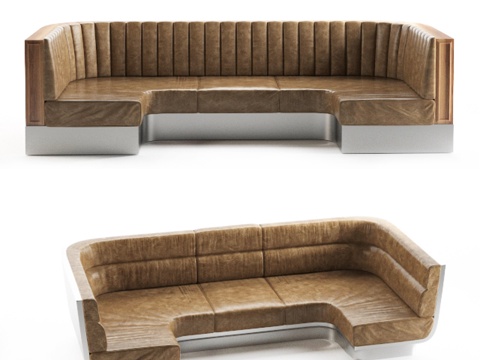  餐厅沙发-43d模型 