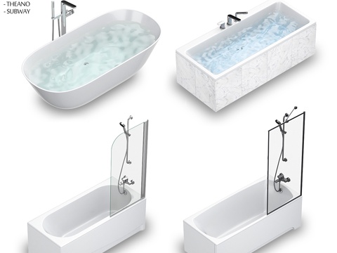  Villeroy &amp; Boch 55系列浴室套装（Obero3d模型 