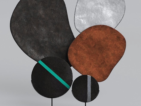  西榆装饰套装3d模型 