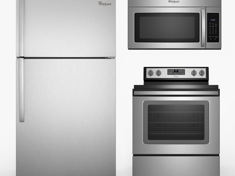  惠而浦厨房电器3d模型 