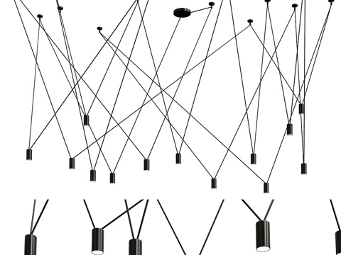  Vibia Match 吊灯3d模型 