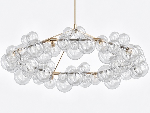  PELLE花环泡泡吊灯3d模型 