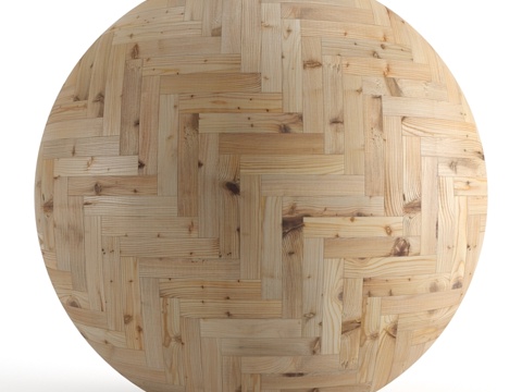  落叶松拼花地板无缝纹理 v2. PBR3d模型 