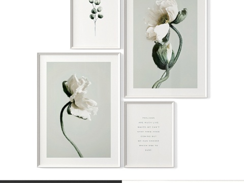  宜家Knoppang拼贴画193d模型 