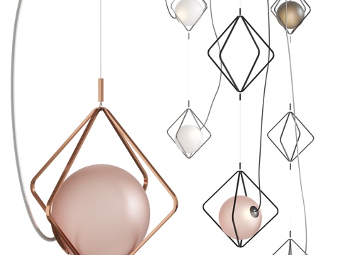  Brokis杰克南瓜灯吊灯3d模型 