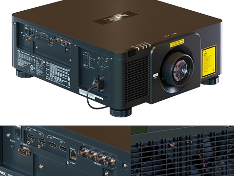  NEC投影仪3d模型 