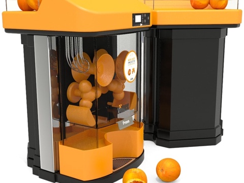  专业榨汁机3d模型 