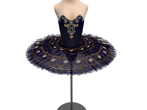  芭蕾舞剧《雷蒙达》芭蕾舞裙 - 雷蒙达3d模型 