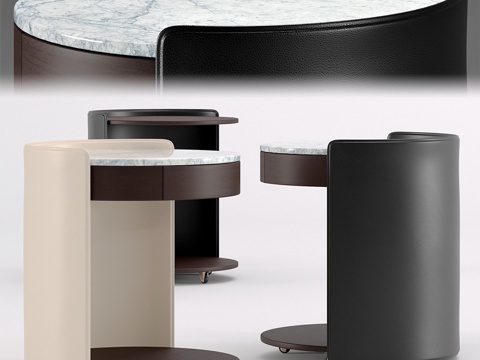  Harmon边桌3d模型 