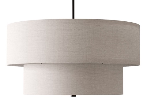  达诺莱特Everly 20英寸大型吊灯3d模型 