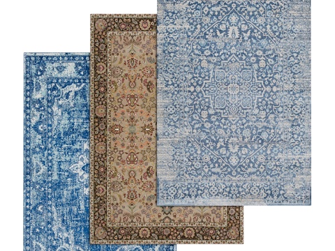  地毯套装12083d模型 