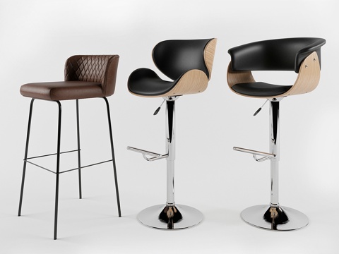  Halmar吧凳3d模型 