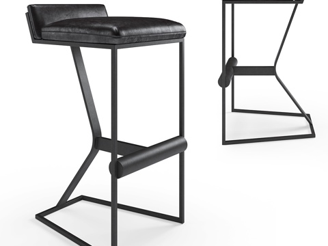  Okha Faye 吧凳3d模型 