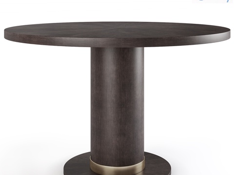  丹通家居 谢菲尔德圆桌3d模型 