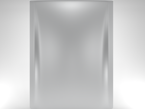 铝箔包装袋3d模型 