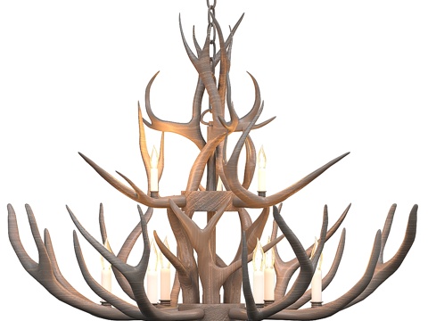  CANDELA_12吊灯3d模型 