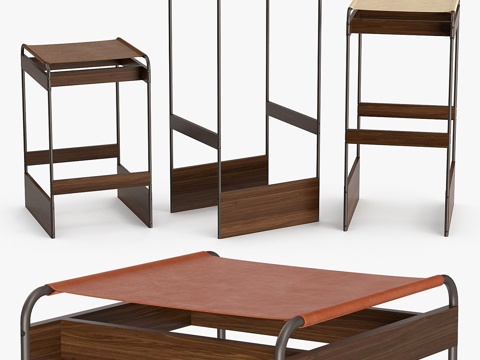  邮箱套装3d模型 