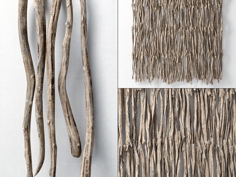  树枝装饰板3d模型 