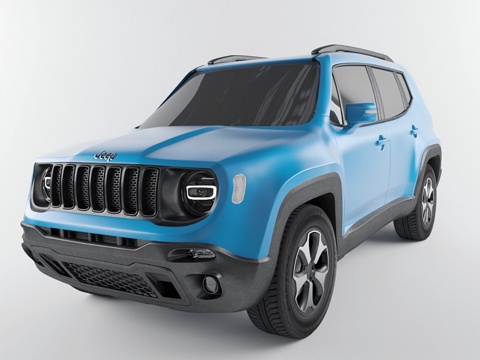  Jeep Renegade Trail-Hawk 20203d模型 