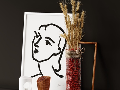  装饰套装_013d模型 