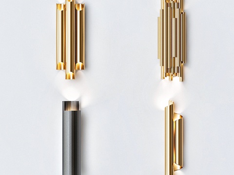  艾克霍兹壁灯3d模型 