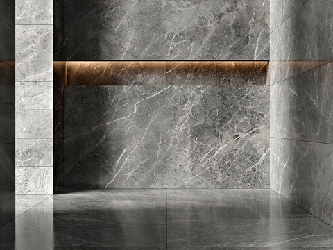  灰色大理石瓷砖3d模型 