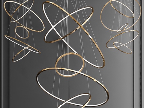  Cameron Design House 设计的洛赫亚吊灯3d模型 