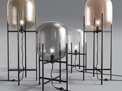  Oda落地灯3d模型 