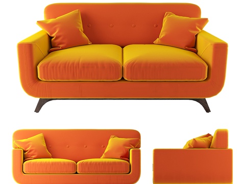  法尔科克沙发3d模型 