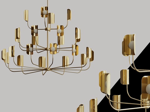  MM 枝形吊灯3d模型 