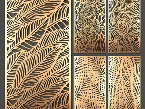  装饰隔断3d模型 