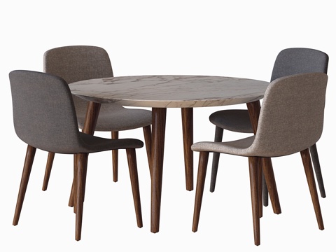  巴科椅子3d模型 