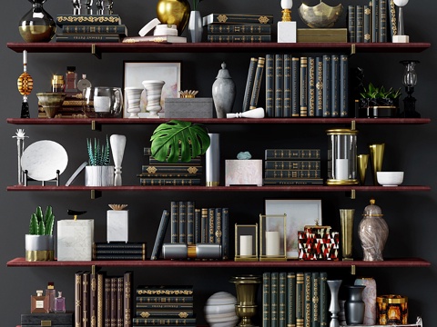  装饰套装3d模型 