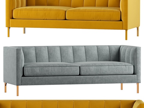  维也纳沙发 Anthropologie3d模型 