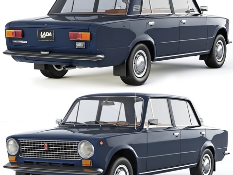  VAZ Zhiguli 21011 19743d模型 