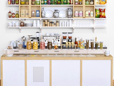  咖啡馆设计-593d模型 