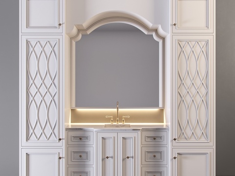  浴室家具 013d模型 