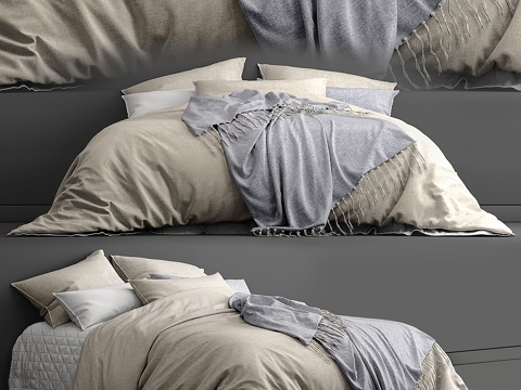  床 adairs 床3d模型 