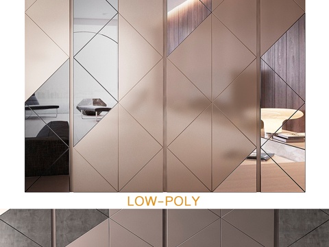  Gruppo Tomas MADRAS系列推拉门衣柜3d模型 