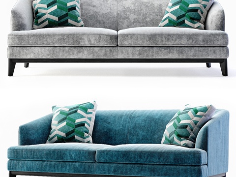  艾克霍尔茨蒙特雷沙发3d模型 