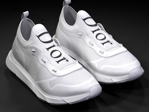  Dior b21白色款3d模型 