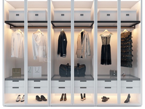  Poliform定制更衣室_23d模型 