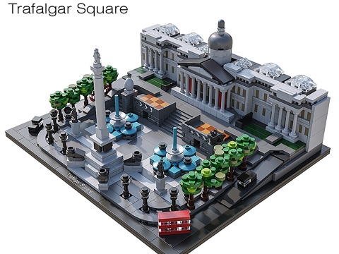  乐高特拉法加广场 #210453d模型 
