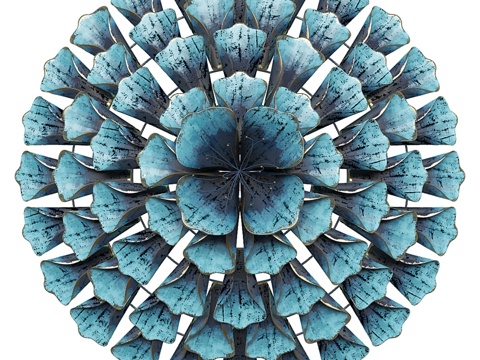  MOE S巨型花卉墙饰3d模型 